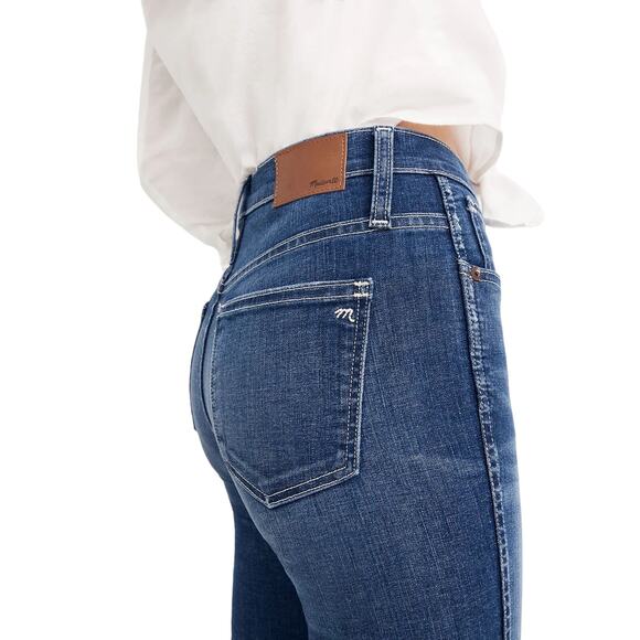 Madewell Jeans Slim Straight Jeans Raw-Hem Edition 27T - Picture 13 of 14